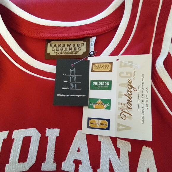 Vintage Hardwood Legends Isiah Thomas #11 Indiana NCCA Jersey Men's Medium - Picture 6 of 6
